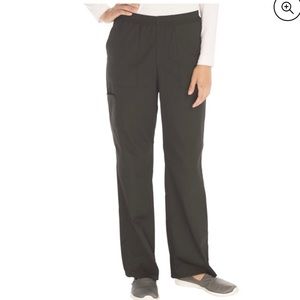 Scrub Star Black Pull on Scrub Pants with Cargo Pocket